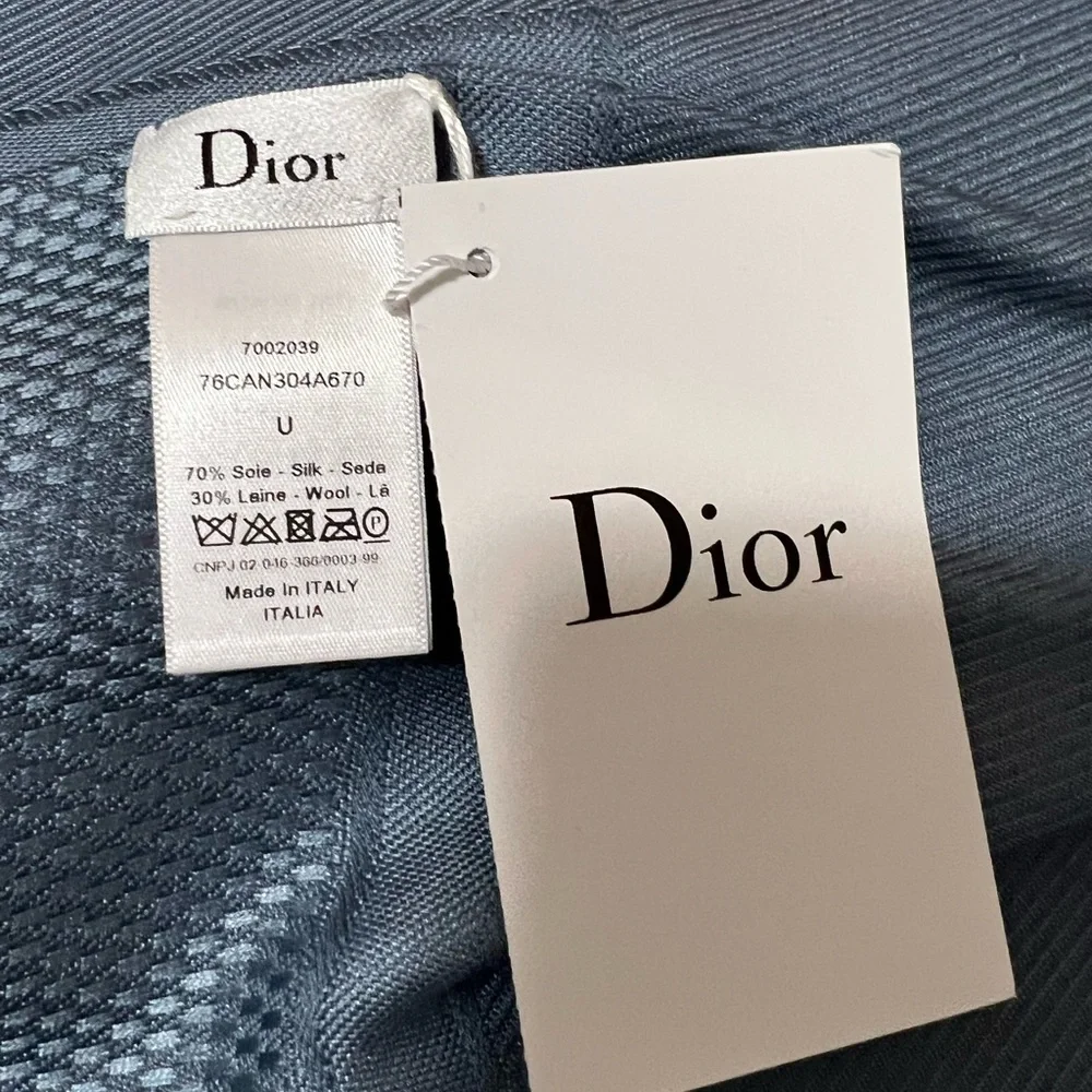 Christian Dior Women Scarf New With Tag and Box. Size 110”x56”.